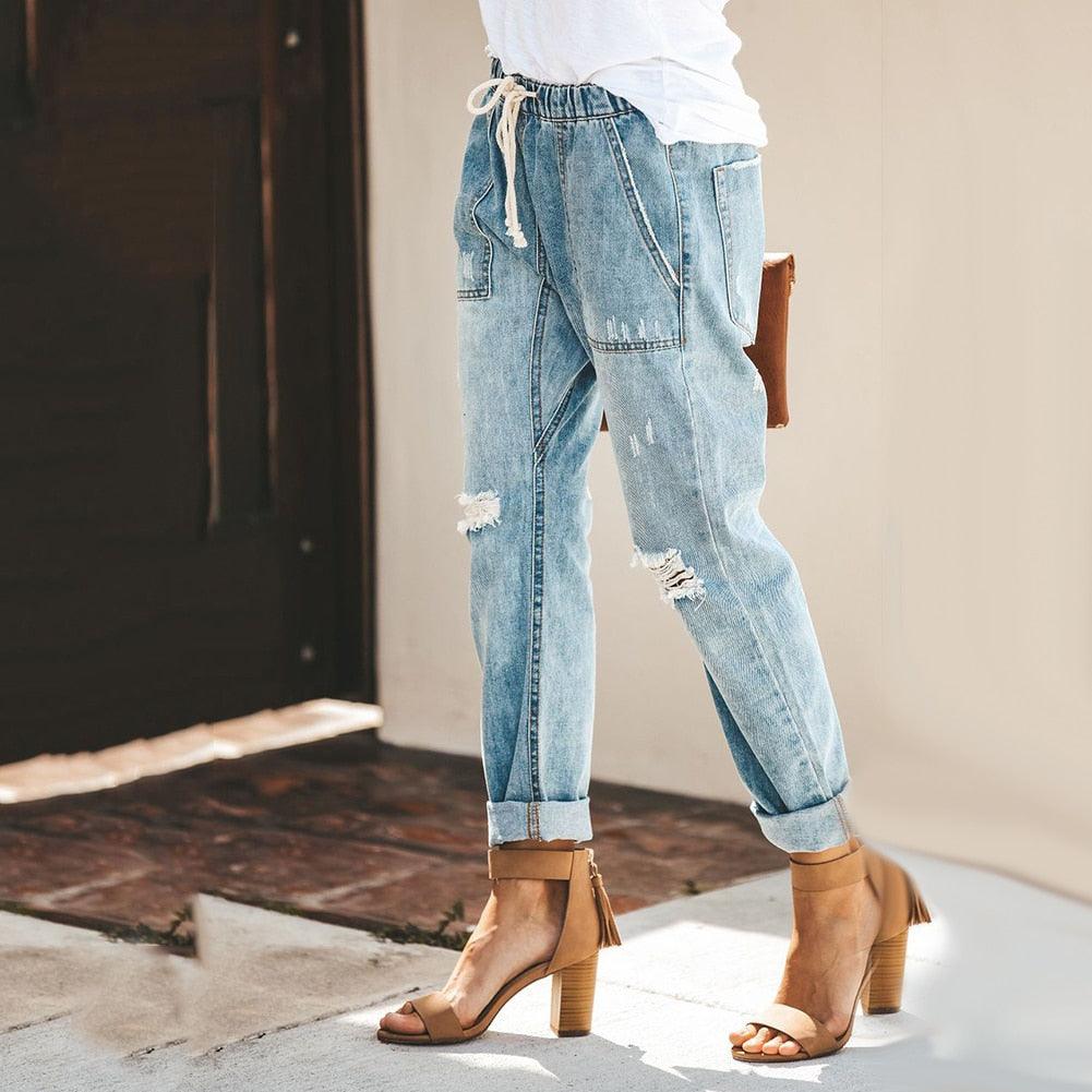 Womens Premium Denim Straight Jeans Signature Collection Exclusive