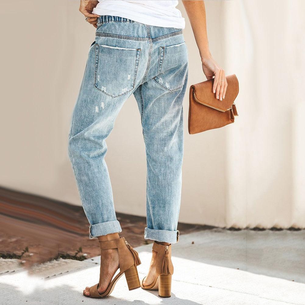 Womens Premium Denim Straight Jeans Signature Collection Exclusive
