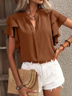 Isla Sleeveless Blouse Premium Fabric Collection Limited Edition