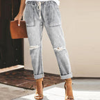 Womens Premium Denim Straight Jeans Signature Collection Exclusive