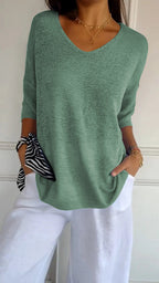 Premium Cotton V Neck Top For Women Limited Edition Luxe Collection