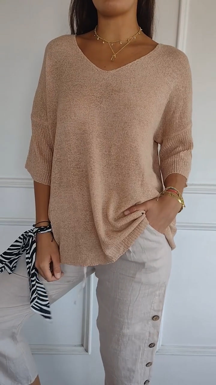 Premium Cotton V Neck Top For Women Limited Edition Luxe Collection