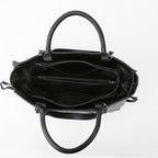 Chic Black Leather Limited Shoulder Bag For Women