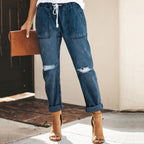 Womens Premium Denim Straight Jeans Signature Collection Exclusive