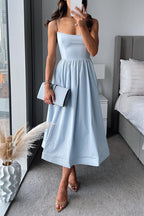 Silk Crepe Midi Dress Exclusive Collection For Wedding Guest