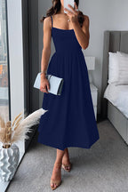 Silk Crepe Midi Dress Exclusive Collection For Wedding Guest