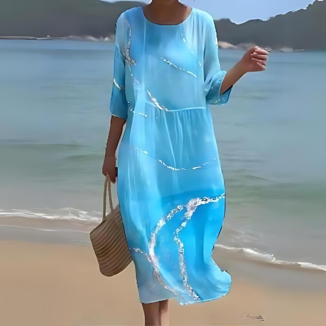Elegant Floral Midi Dress Luxe Collection Exclusive For Special Occasions