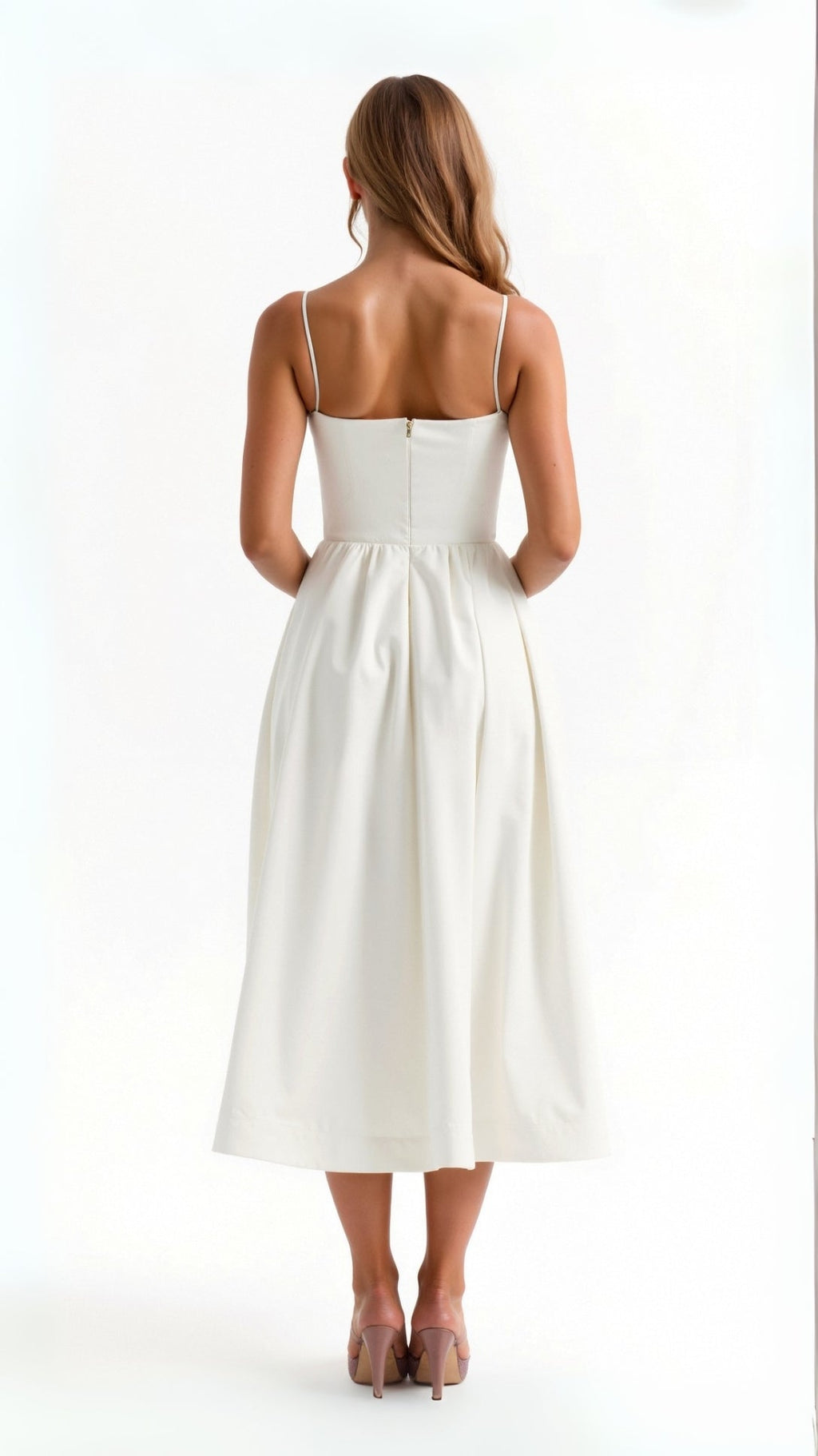 Corset Midi Dress For Women Elegant Wedding Guest Luxe Fabric Limited Edition