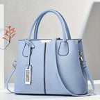 Leather Handbag Structured Tote Edition With Crossbody Strap