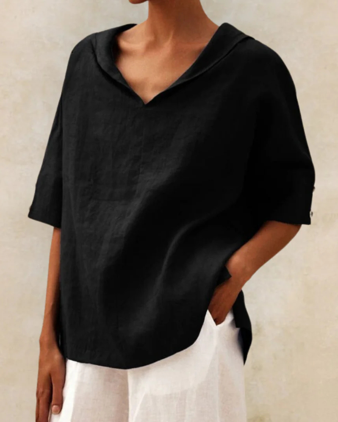 Casual Linen Blouse For Women Luxe Linen Collection Exclusive