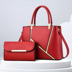 Amy Two-Piece Handbag Set Top-Handle Tote And Clutch Signature Collection Exclusive