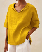Casual Linen Blouse For Women Luxe Linen Collection Exclusive