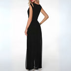 Womens Sleeveless Wide Leg Jumpsuit Crepe Summer Collection Exclusive