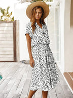 Clara Signature Midi Dress Short Sleeve Luxury Collection Exclusive