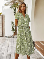 Clara Signature Midi Dress Short Sleeve Luxury Collection Exclusive