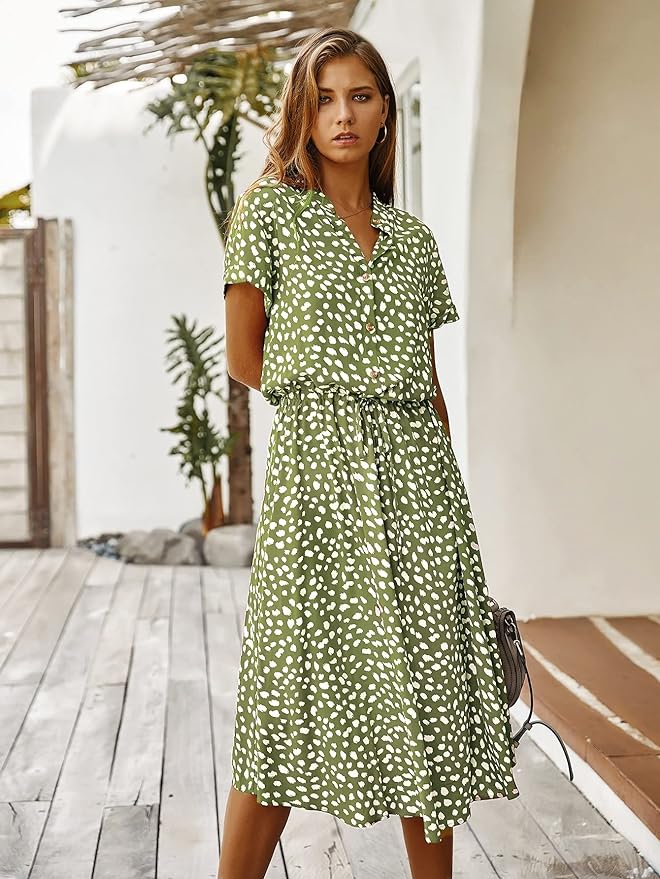 Clara Signature Midi Dress Short Sleeve Luxury Collection Exclusive