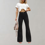 Selvedge Denim High Waisted Flared Jeans Bootcut Fit Limited Edition