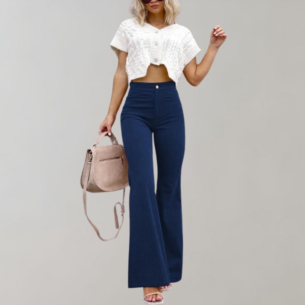 Selvedge Denim High Waisted Flared Jeans Bootcut Fit Limited Edition
