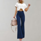 Selvedge Denim High Waisted Flared Jeans Bootcut Fit Limited Edition