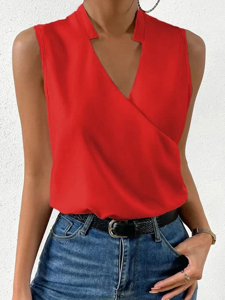 Silk Sleeveless Top For Women Limited Edition