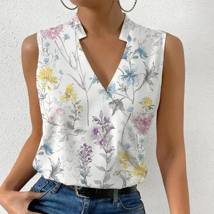 Silk Sleeveless Top For Women Limited Edition