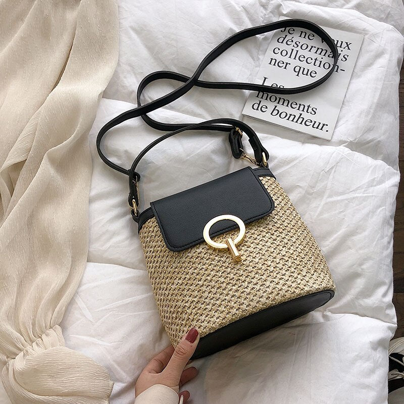 Straw Handbag Summer Collection Exclusive Everyday Elegance Timeless