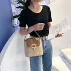 Straw Handbag Summer Collection Exclusive Everyday Elegance Timeless