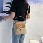 Straw Handbag Summer Collection Exclusive Everyday Elegance Timeless
