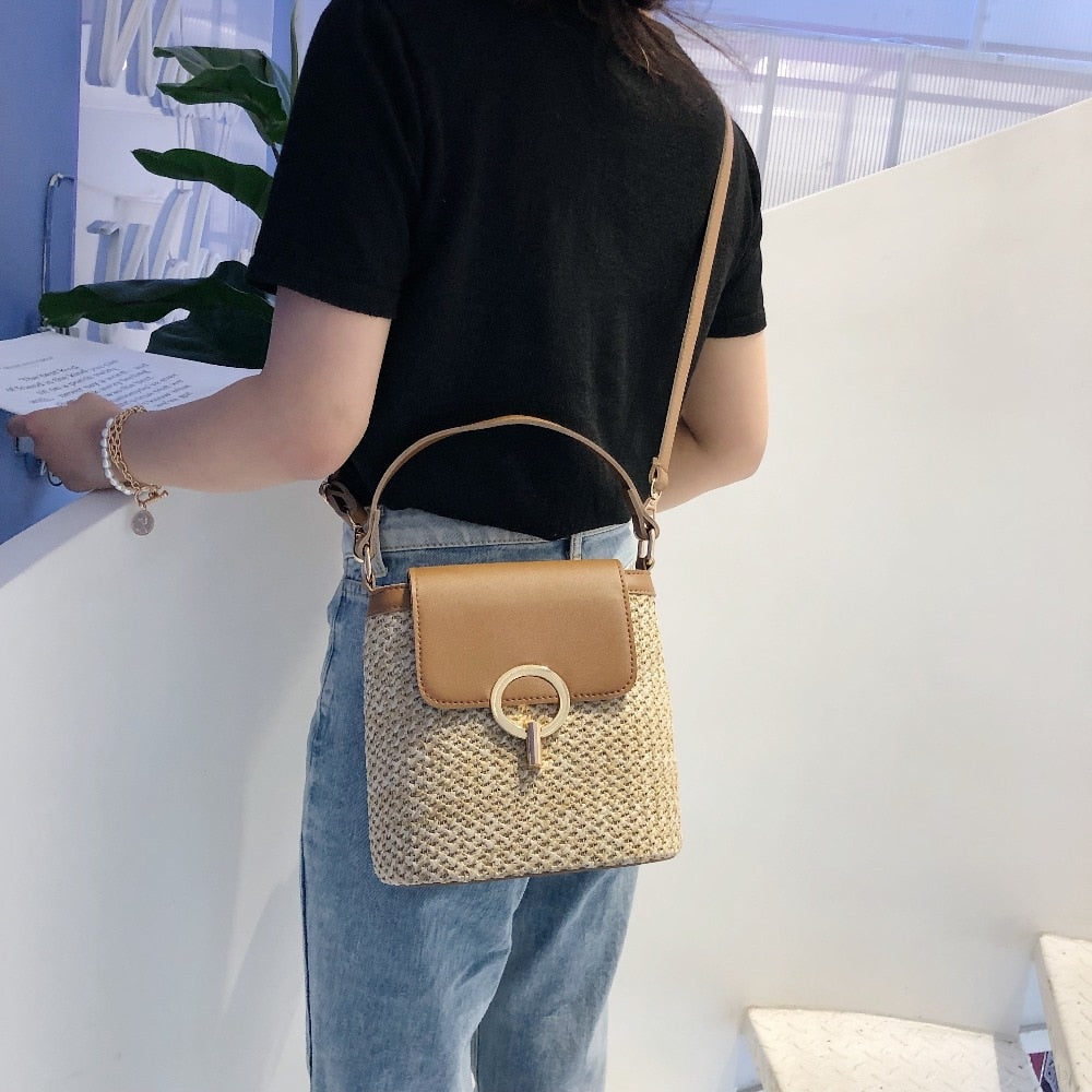 Straw Handbag Summer Collection Exclusive Everyday Elegance Timeless