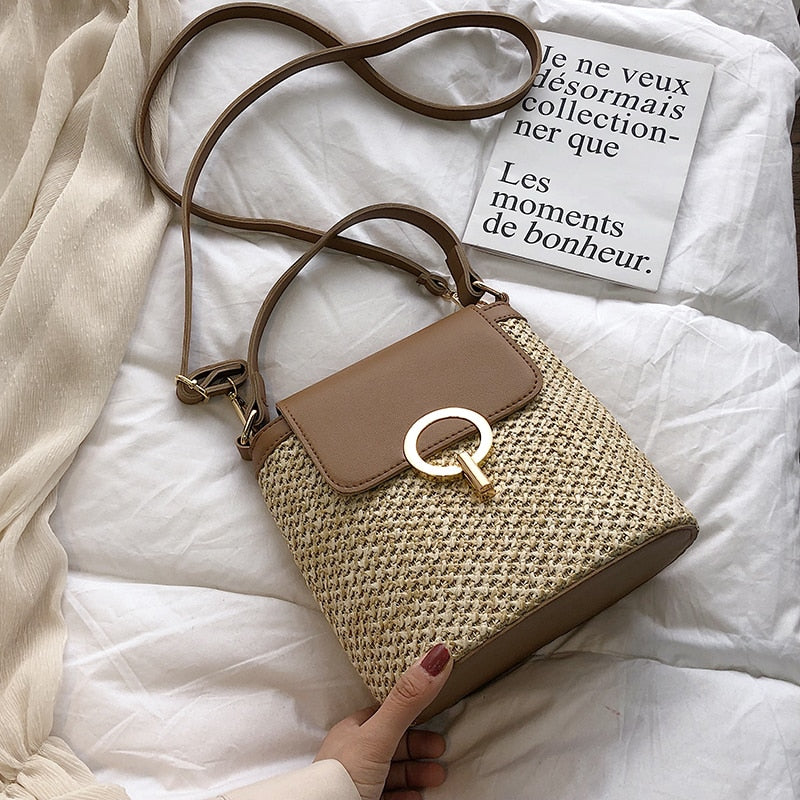 Straw Handbag Summer Collection Exclusive Everyday Elegance Timeless