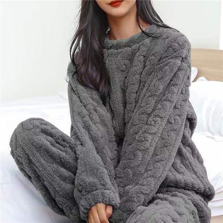 Fluffy Plush Loungewear Set Exclusive Comfort