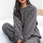 Fluffy Plush Loungewear Set Exclusive Comfort