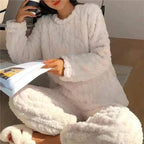 Fluffy Plush Loungewear Set Exclusive Comfort