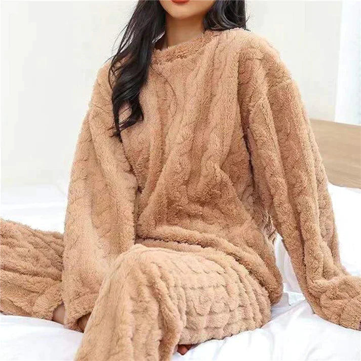 Fluffy Plush Loungewear Set Exclusive Comfort
