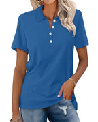 Breathable Luxe Cotton Polo Shirt For Women Pastel Collection Limited Edition