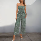 Strapless Wide Leg Jumpsuit Crepe Luxe Collection Exclusive
