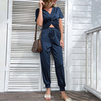 Womens Cutout Jumpsuit Luxe Collection Exclusive Wardrobe Essential