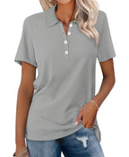 Breathable Luxe Cotton Polo Shirt For Women Pastel Collection Limited Edition
