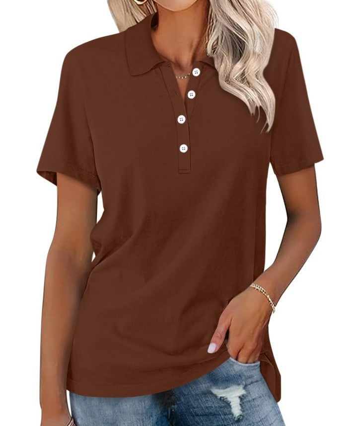 Breathable Luxe Cotton Polo Shirt For Women Pastel Collection Limited Edition
