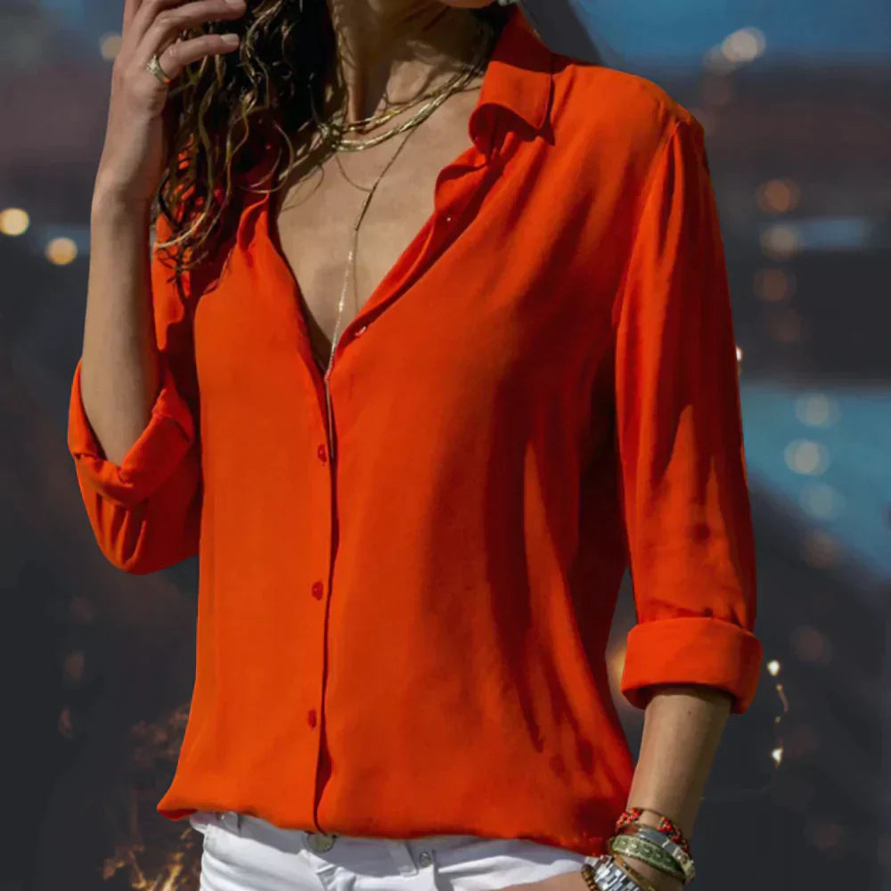 Celeste Collection Silk Blouse For Women Exclusive Edition Luxe