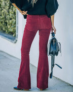 Premium Denim Womens High Rise Flared Jeans Exclusive Boutique Collection