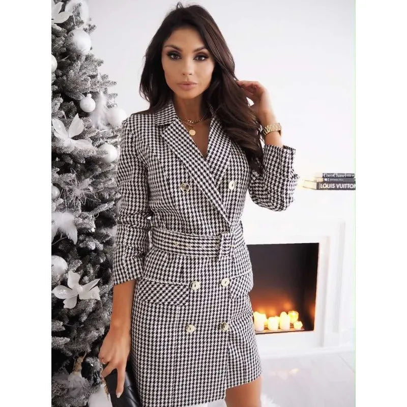 Silk Blend Blazer Dress Luxe Collection Limited Edition For Evening And Day
