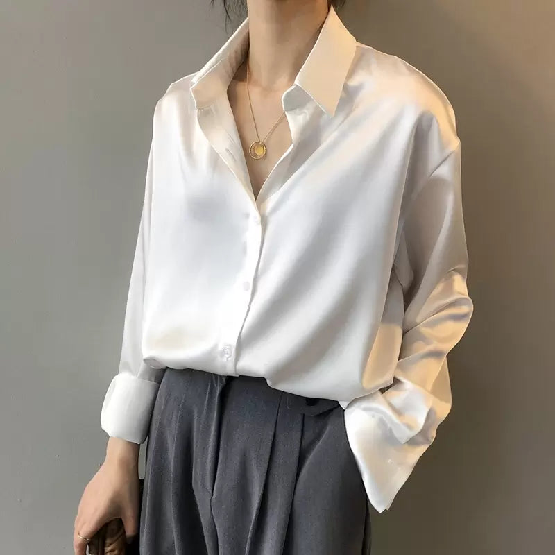 Elegant Women's Long Sleeve Blouse Premium Materials Collection Exclusive
