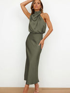 Satin Cocktail Dress For Women From Satin Collection Limited Edition