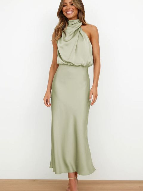 Satin Cocktail Dress For Women From Satin Collection Limited Edition