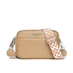 Boxy Womens Crossbody Bag Calfskin Leather Collection Limited Patterned Strap