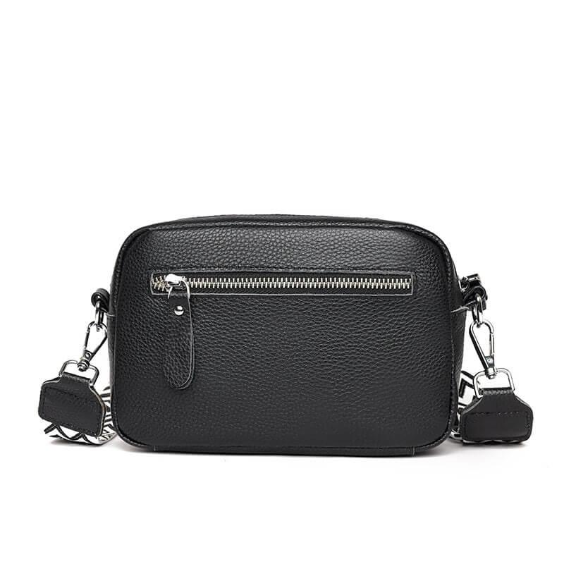 Boxy Womens Crossbody Bag Calfskin Leather Collection Limited Patterned Strap