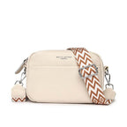 Boxy Womens Crossbody Bag Calfskin Leather Collection Limited Patterned Strap
