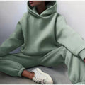 Luxe Velour Women's Loungewear Set Hoodie And Joggers Kangaroo Pocket Premium