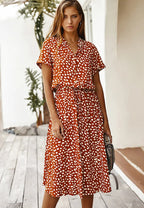Clara Signature Midi Dress Short Sleeve Luxury Collection Exclusive